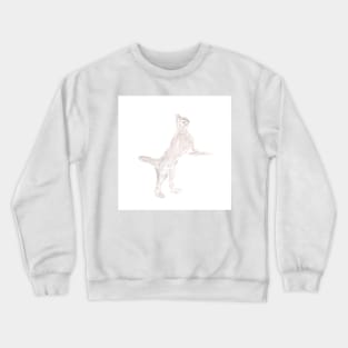 Cat portrait. Watercolor illustration monochrome animal Crewneck Sweatshirt